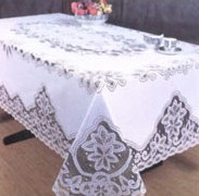 Cleaning for antique table linens, quilts, tapestries, draperies